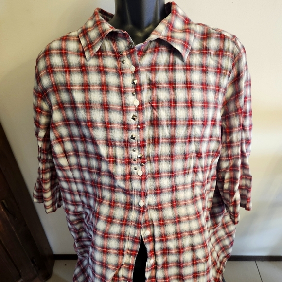 Vintage Nevada Women's Flannel shirt- 2X - Picture 1 of 4
